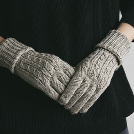 ORGANIC GARDEN｜スーピマ綿×ヤクのロング手袋