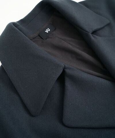 VU｜VU ヴウ shawl collar coat vu-a23-c21[MOSS DARK GRAY]