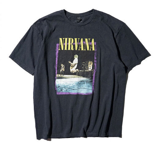 THRIFTY LOOK|THRIFTY LOOK スリフティールック TL22S04500 BLACK3 THRIFTY "NIRVANA" TEE ニルヴァーナ Tシャツ
