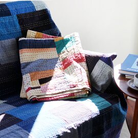 Patchwork Kantha Quilt/パッチワーク カンタ キルト