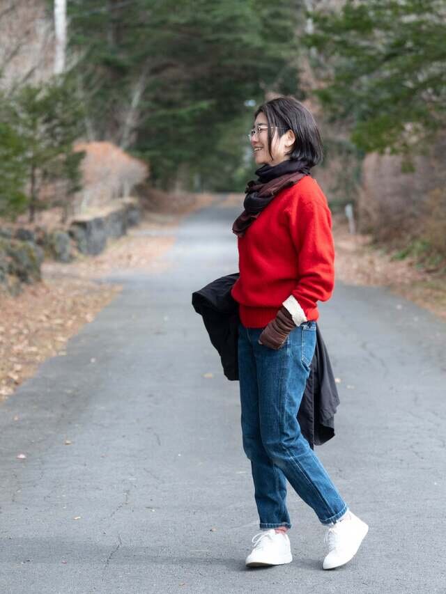 身長159cm Tudor Sサイズ着用 ※こちらのTudorは現在お取り扱いがございません。着こなしの参考としてご覧ください。