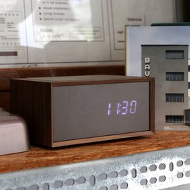GENEVA｜GENEVA TIME DIGITAL/スピーカー ワイヤレス充電 時計 