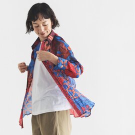 Kusa Kanmuri|こびとのくつや しゃつ シルクコットンシャツ 旅行 日よけ プレゼント ギフト 長袖シャツ