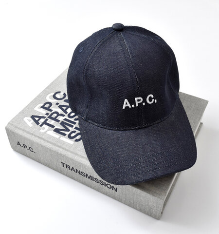 A.P.C.｜デニムキャップ“CASQUETTE CHARLIE” 帽子 アーペーセー 25085-1-09010-yo 