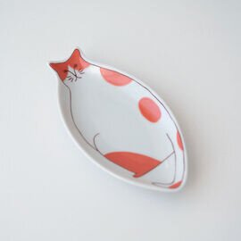 ハレクタニ｜ネコのお皿（2サイズ）【九谷焼】【和食器】
