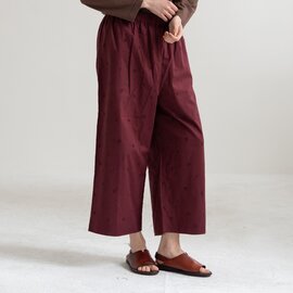 YARRA|INDIAビーズ刺繍パンツ YR-1645-213