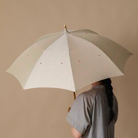 hatsutoki｜紫陽花 コットン晴雨兼用折畳み傘|日傘 長傘 UVカット 防水加工