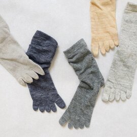TOKYO BASIC|奈良の靴下屋さんの リネン 5本指ソックス 22.0~25.0cm|リネンソックス リネン靴下【不良品以外返品交換不可】