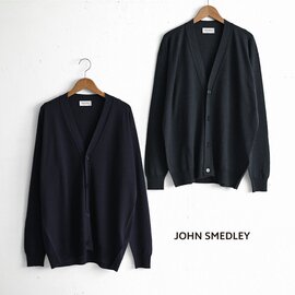 JOHN SMEDLEY｜【メンズ】Vネックカーディガン 日本限定 A4590 ジョンスメドレー