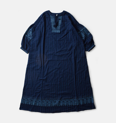 kelen｜コットンクロス 刺繍 デザイン ドレス “SPICA” lkl23hop2003-mn