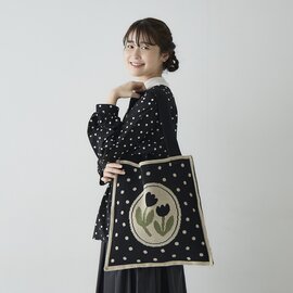French Bull|【 ゆべしさん×French Bull 】チューリップバッグ・Y-01 ニットバッグ トートバッグ