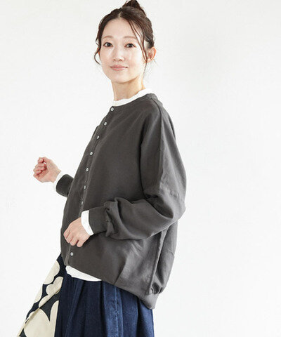 prit|タオルデニムコクーンカーディガン レディース トップス 女性 羽織り p80647