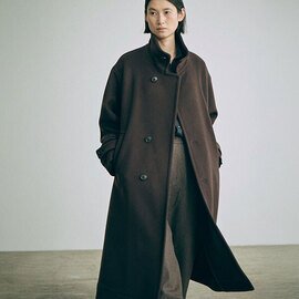 nicholson & nicholson|nicholson&nicholson ニコルソンアンドニコルソン THEO スタンドカラーロングコート