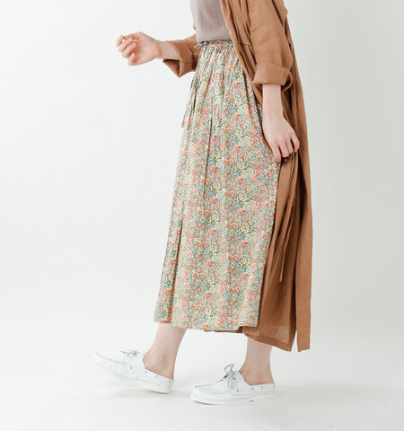 【2019SS】Vent d' ouest par Le minor|aranciato別注 リバティプリントコットンロングスカート el-17915