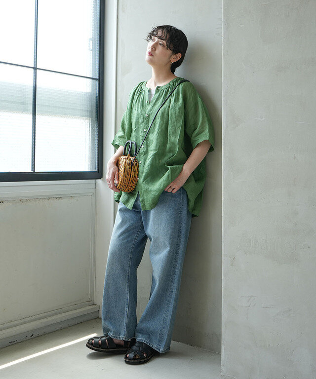 身長:165cm / カラー:506 ライトオリーブ / サイズ:2