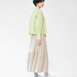 SETTO｜【新作23SS】ストライプオッカケシャツ