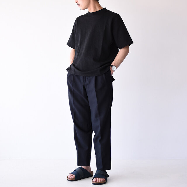モデル: 173cm / 58kg
color:navy / size:41(26.5cm)