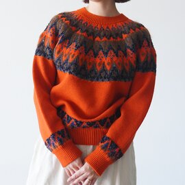 COOHEM|ノルディックニットプルオーバー ノルディック柄 セーター ニット NORDIC KNIT P/O 11-264-017 コーヘン