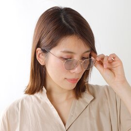 Ciqi｜UVカット メタルフレームサングラス“Natalie” natalie-6000-tr シキ 眼鏡