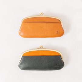 Folna|ヌメオイルシュリンクレザー がま口長財布