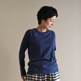sisam|ニュアンスカラーのシンプルな長袖トップス【インナー使いにも】【オーガニックコットン】【Tシャツ】 / OCロングスリーブトップ