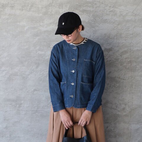 nachukara|コットンリネンワークジャケット