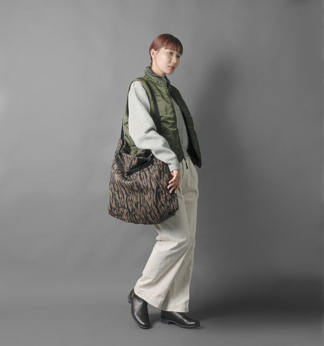 model mayuko：168cm / 55kg 
color : brown / size : one