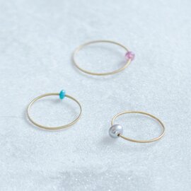 Carla Caruso｜14kt Gold ビーズリング "Bead Ring" 120616-beadring ギフト 贈り物