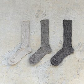 Loiter｜Mix Linen Rib Socks