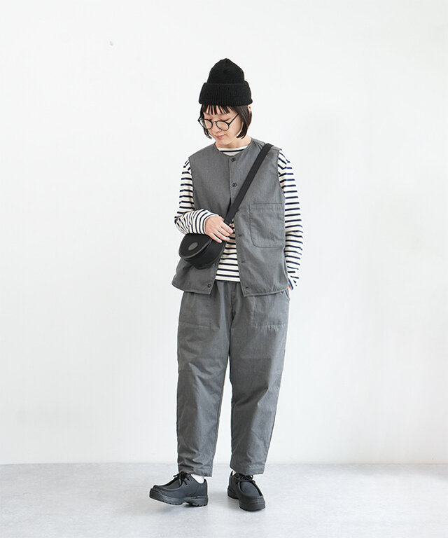 身長:165cm / カラー:04 杢グレー / サイズ:onesize