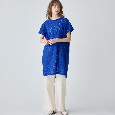 MidiUmi|front lace tunic