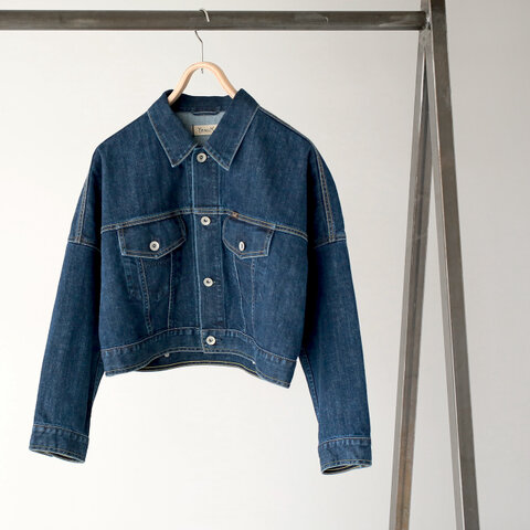 YANUK|ショートジーンズジャケット Short Jeans Jacket ワイドシルエットショート丈デニムジャケット アウター 57193382 ヤヌーク