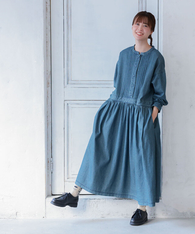 ブルー 身長:164cm 着用サイズ:M