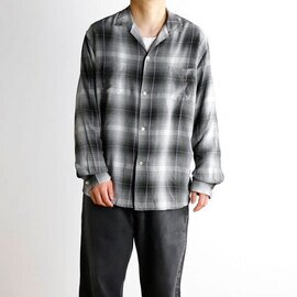 TOWN CRAFT|TOWN CRAFT タウンクラフト TC25F02300 オンブレチェック ループカラーシャツ 60S OMBRE LOOP COLLAR SHIRTS