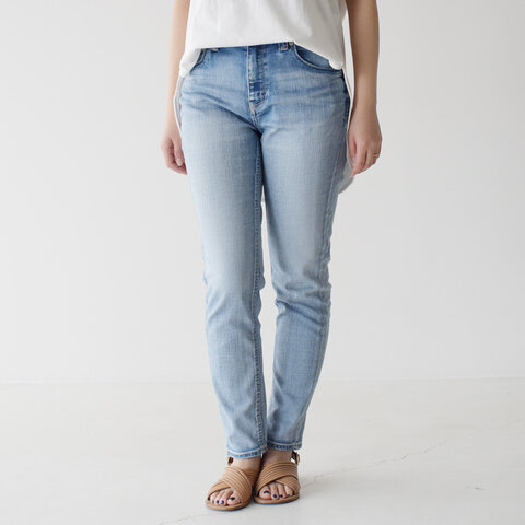 YANUK|スリムテーパード ハイウエストデニムパンツ ルース RUTH Slim Taperd スリムデニムパンツ ボトムス 57191063 ヤヌーク