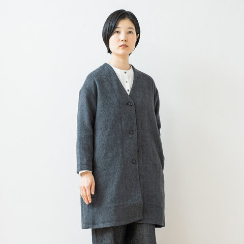 TUTIE.|インペリアルシャギーボトルネックシングルコート