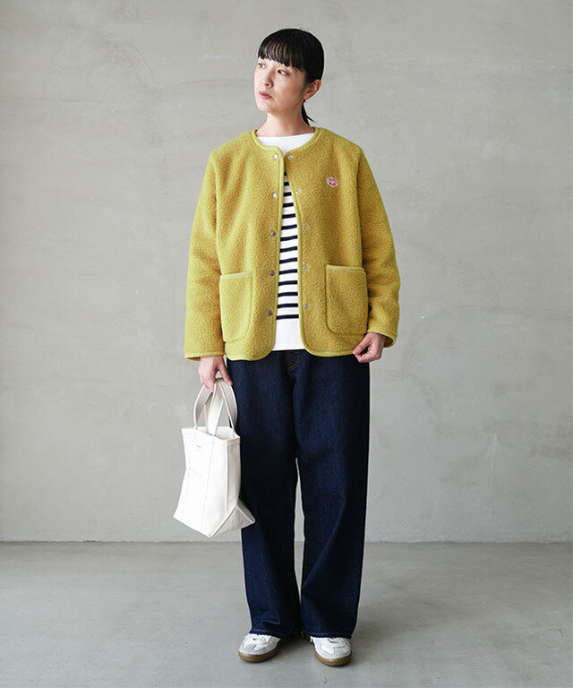 身長:165cm / カラー:MUSTARD/着用サイズ:36