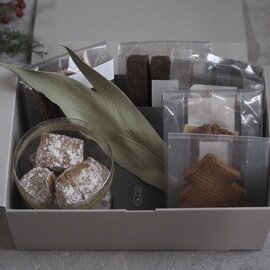hirali｜hiraliてぬぐいで包んだ,ヴィーガンクッキーBOX【クリスマスギフトセット】