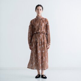 MANON|ORIGINAL FLOWER PIPING GATHER ONEPIECE