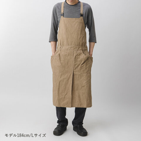 Atelier Yocto｜BY-apron BYエプロン（綿麻）【レターパック対応】【受注販売】