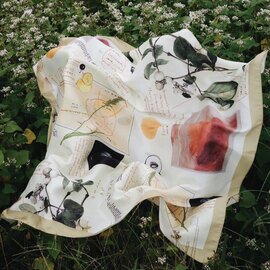 vent de moe|printed scarf LEMON
