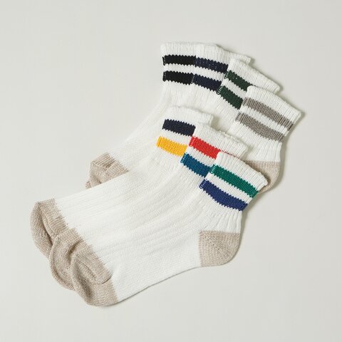ROTOTO|リブ アンクルソックス O.S. RIBBED ANKLE SOCKS 靴下 R1404 ロトト