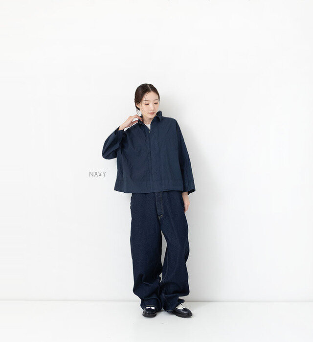 color : NAVY , model : 162cm