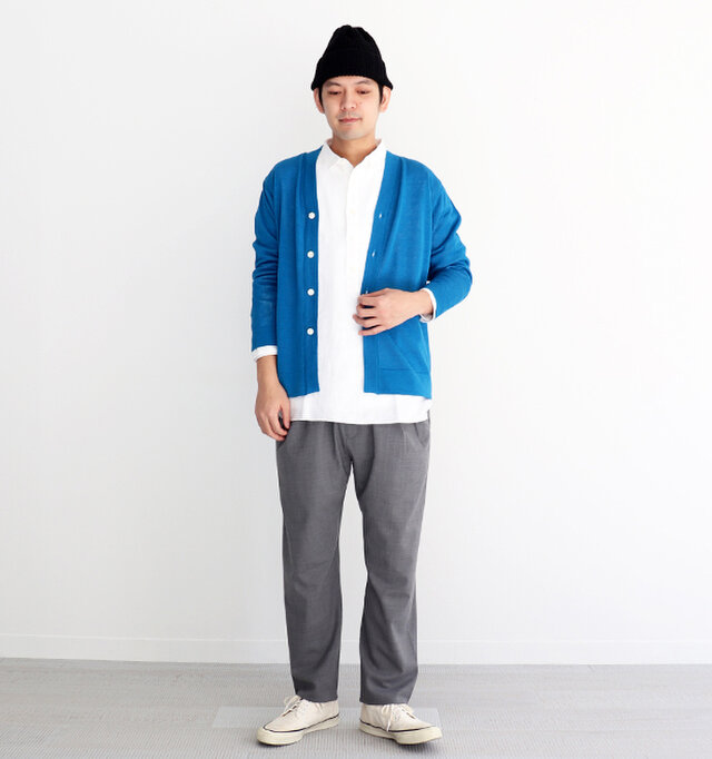 ブルー / 2 着用、モデル身長:176cm、体重:65kg