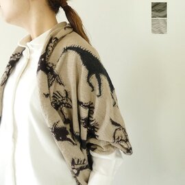 KAPITAL|【ご予約】縮絨ウールインディアンペインティングマフラー(EK-800XM)