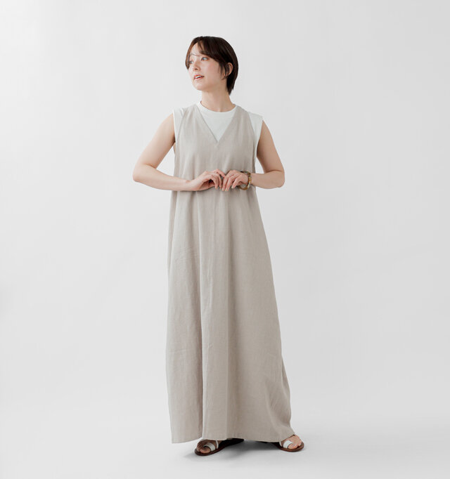 model asuka：160cm / 48kg 
color : taupe / size : one