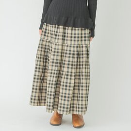 TUTIE.|リヨセルコットンチェック2WAYスカート