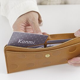 Kanmi｜カバンも気持ちもすっきり「キャンディ スリムウォレット」【WL21-18】財布