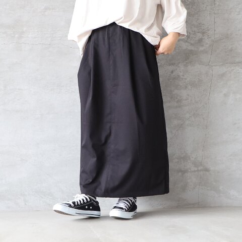 sabbatum|T/R ファインツイルストレッチ タックタイトスカート