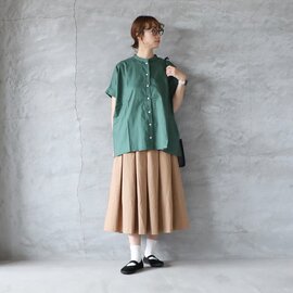 setten｜ビエラトリプルウォッシュバックタックワイドシャツ